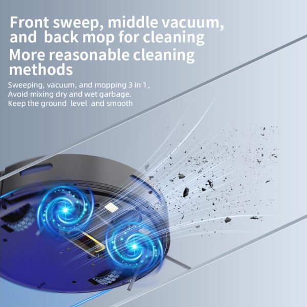 D2-005 Smart 3-in-1 Robot Vacuum and Mop