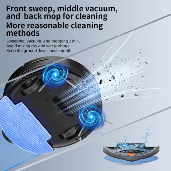 D3-001 Intelligent 3-in-1 Robot Vacuum and Mop