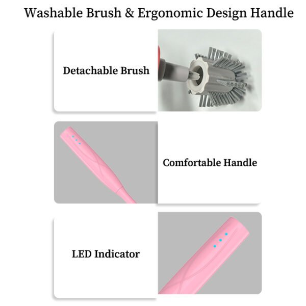 G004 Smart Electric Toilet Brush with Wall-Mounted Storage