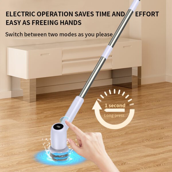 Long Pole Multifunctional Wireless Electric Cleaning Brush