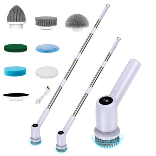 Long Pole Multifunctional Wireless Electric Cleaning Brush