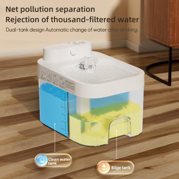 Intelligent Pet Water Dispenser with Sewage Separation