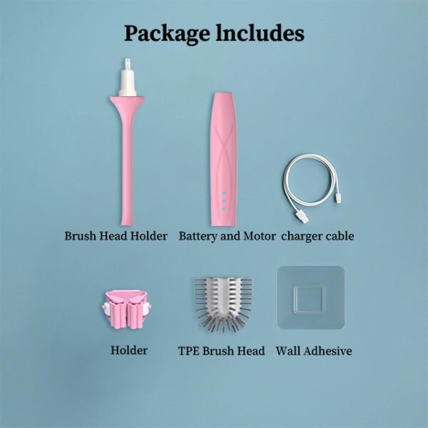 G004 Smart Electric Toilet Brush with Wall-Mounted Storage