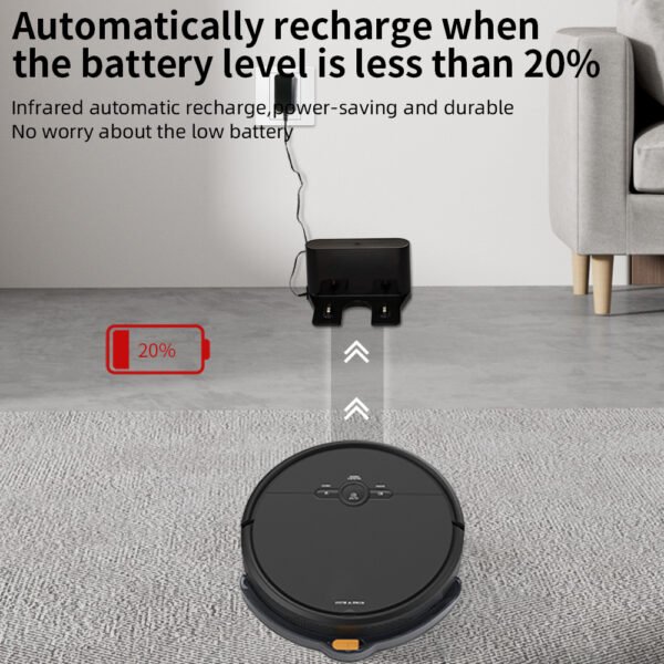 D2-005 Smart 3-in-1 Robot Vacuum and Mop