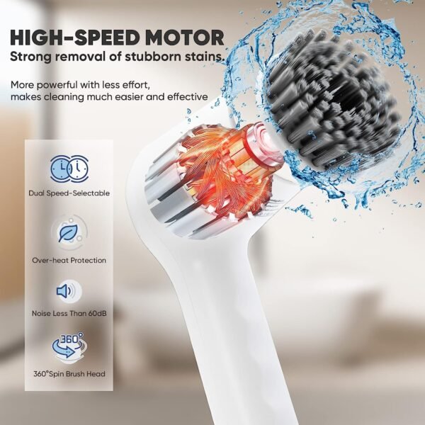 Multi-Purpose Electric Spin Scrubber